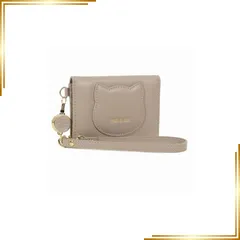 【新品】 [Paul & Joe] ポールアンドジョーアクセソワ 両面パスケース CAT FACE サックスバーWEB別注 定期入れ IDカードケース グレージュ 1