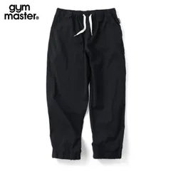 gym master ストレッチ ヘリンボーン パンツ メンズ レディース ガーデニングパンツ イージーパンツ アウトドア キャンプ 春夏秋 ブラックのサムネイル