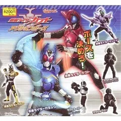 ガシャポン　ゼクトルーパー映画ver.入り　仮面ライダーカブト アクションポーズ 5種セットC