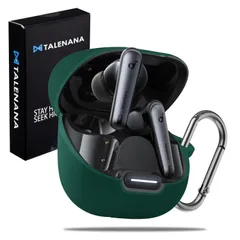 【特価商品】キズ防止 装着充電可能 防塵 全面保護ケース 防水 耐衝撃 イヤホン 保護カバー カラビナ付き シリコーン anker anker soundcore soundcore ncケース liberty liberty 4 4 nc for 対応(グリ