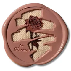 [techichidou] 秘めたバラ シーリングスタンプ ヘッド 30mm 薔薇 封蝋 ローズ 立体 3D 彫刻 アンティーク調 結婚式 招待状 手紙 封筒 シーリングワックス ハンドメイド 素材 判子 手帳 デコレーション おしゃれ ギフト プレゼント  