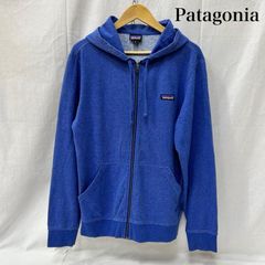 Patagonia オーガニックコットン ジップパーカー ブルー S - メルカリ