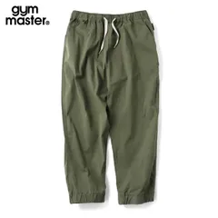 gym master ストレッチ ヘリンボーン パンツ メンズ レディース ガーデニングパンツ イージーパンツ アウトドア キャンプ 春夏秋 オリーブのサムネイル