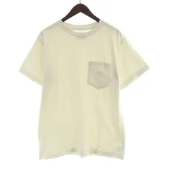 ノースフェイス パープルレーベル THE NORTH FACE PURPLE LABEL Tシャツ カットソー クルーネック ロゴ 刺繍 長袖 M 白 ホワイト NT3803N /RO