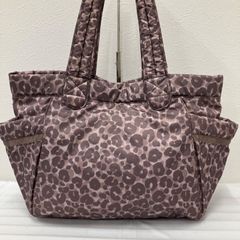 美品】レスポートサック 希少ピンク レオパード 2WAYボストンバッグ 大