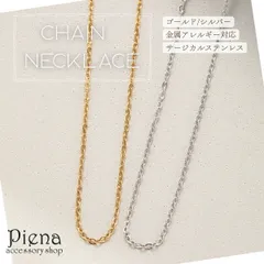 ネックレス サージカルステンレス アズキチェーン シンプル 45cm 単品 アジャスター付き シルバー ゴールド ニッケルフリー 金属アレルギー対応 細身 重ね付けにも カジュアル レディース 誕生日 記念日 プレゼント ギフト メール便送料無料