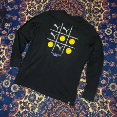 プーマ(Puma) スマイル グラフィック ロング スリーブ Tシャツ