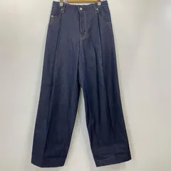 【姫路東店】 中古 NEON SIGN | ネオンサイン デニムパンツ Wide denim slacks “Rigid” N0343 ネイビー サイズ：46 【107】のサムネイル