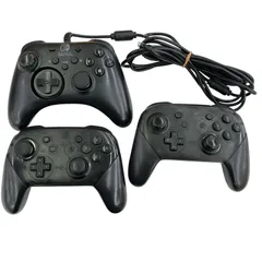 186000 現状品 Nintendo 任天堂 ニンテンドウ  Nintendo Switch Pro コントローラー　＆ HORI  ホリパッド HAC-013　NSW-001  ブラック　スケルトン