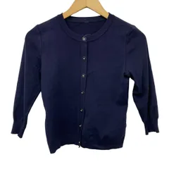 HARRODS(ハロッズ) カーディガン レディース - ダークネイビー 七分袖