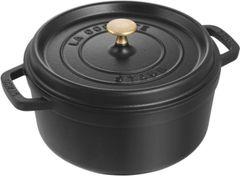 STAUB La Cocotte ラウンド ブラック 24センチ スチーマー - メルカリ