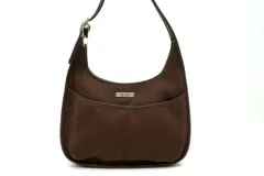 コーチ エルゴ ホーボー ワン ショルダーバッグ 6203 ハーフムーン ナイロン 茶ブラウン COACH 5793h