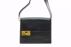 希少 グッチ トムフォード期 デニム トートバッグ がま口 ブラック 