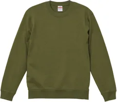 ユナイテッドアスレ UnitedAthle 10.0オンス クルーネックスウェット パイル/アダルト  XXL  504401X 739 ライトオリーブ