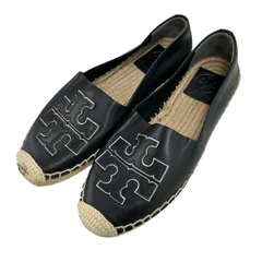 186005 Tory Burch トリーバーチ エスパドリーユ 22cm ブラック レディースのサムネイル