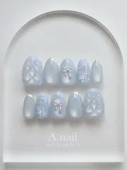 Quilted Ribbon – Silky Ice Blue