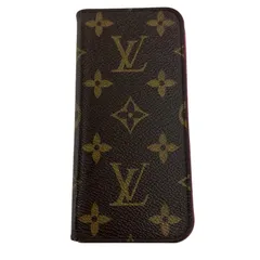 186005 LOUIS VUITTON ルイ・ヴィトン  iPhone 8 ケース M67481  モノグラム ピンク 手帳型