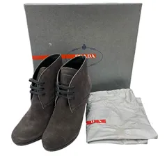186005 PRADA SPORTS プラダスポーツ PRADA SPORTS ショートブーツ スウェード ３ホール 23cm レディースのサムネイル