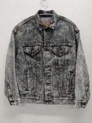 Levis リーバイス USA製　ケミカルウォッシュ　デニムジャケット　Gジャン