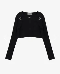 新品) VACANT Archive ボレロ カーディガン ブラック S