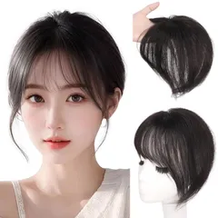 【在庫処分】ナチュラル 前髪あり 部分カツラ ヘアピース トップピース ポイントウィッグ レディース 白髪隠す 自然 薄毛隠し 増毛 ボリュームアップ 人毛100％ ふわふわ もみあげ付き 頭頂部 薄型 前髪ウィッグ 通気 女性用 簡単アレンジ 小顔効果 部分