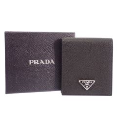 ⭐️新品・未使用 現行モデル PRADA 二つ折りブラック ソフトルックス 
