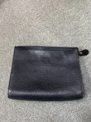 バーバリー Burberrys レザー セカンドバッグ クラッチバッグ 黒 ブラック メンズ hm031601