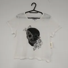 新品　タグ付き　AEROPOSTALE 　エアロポステール　レディース　Mサイズ　半袖　シャツ　白色　ASR4-30