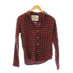 フランク&アイリーン Frank&Eileen シャツ XS 赤 黒 チェック柄 長袖 レギュラーカラー /JP