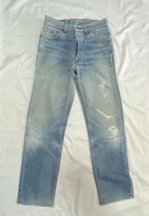 ③ Levi's リーバイス 80s USA製 501 W31 アイスブルー 実寸W29 ヴィンテージ ⭐︎45