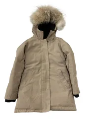 186000 現状品 CANADA GOOSE カナダグース ダウンジャケット 3037LA  茶系 ポリエステル/コットン/ナイロン レディースのサムネイル