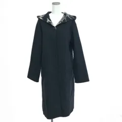 LEONARD レオナール フーディロングコート サイズ:9 カシミヤブレンド 0348355   ブラック レディース / 241021000492のサムネイル