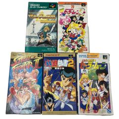 美少女戦士セーラームーン スーパーファミコンソフト 5点セット - メルカリ