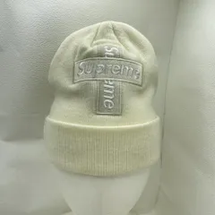 【中古】Supreme 20AW New Era Cross Box Logo Beanie White[79][240079031495]