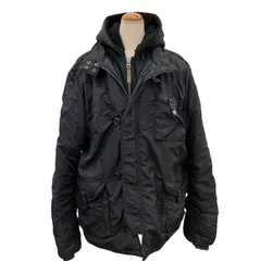 186000 現状品 ALPHA INDUSTRIES アルファインダストリーズ ブルゾン ジャケット・アウター ブラック Lサイズ