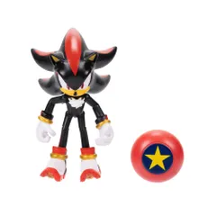 ソニック・ザ・ヘッジホッグ 4インチ シャドウ アクションフィギュア スタースプリングアクセサリー付き対象年齢3歳以上(セガ公式ライセンス), 420894 