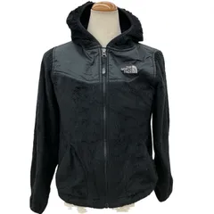 186000 現状品 THE NORTH FACE ザノースフェイス キッズ服・トップス（100㎝～） 黒 フリースジャケット フード 140~150cm前後 ポリエステル キッズ