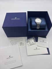 美品】SWAROVSKI スワロフスキー QZ クリスタル 替えベルト 不動