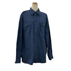 186000 現状品 STUSSY ステューシー ブラウス ネイビー Ｌサイズ メンズのサムネイル