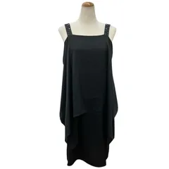 186000 現状品 EMPORIO ARMANI エンポリオアルマーニ パーティードレス ブラック USA４ ハンガー付き レディース