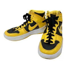 186000NIKE ナイキ WMNS DUNK HIGH UP ウィメンズ ダンクハイアップ ハイカットスニーカー ブラック/イエロー 24cm