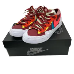 186000  NIKE (ナイキ) ×sacai ×KAWS BLAZER LOW サカイ カウズ ブレザー ローカットスニーカー 23 チームレッド　ボルドー レディース
