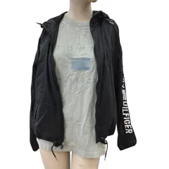 186004 現状品 TOMMY HILFIGER トミー ヒルフィガー ナイロンジャケット ナイロンジャケット Tシャツ 黒 ミントグリーン 2枚セット