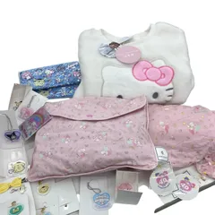 186000 現状品 SANRIO サンリオ Sanrio その他トップス Angel charm Ange Charmex ホワイト しまむらコラボ 辻希美 Mサイズ まとめ売り ペンポーチ・チャーム付き ポリエステル レディースのサムネイル