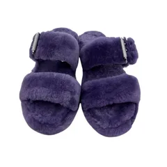 186000 現状品 UGG アグ サンダル FUZZ YEAH ボアサンダル パープル 186000 現状品 UGG アグ サンダル FUZZ YEAH ボアサンダル パープル