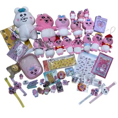 186001 おぱんちゅうさぎ ぬいぐるみ、文具、腕時計　等 70点まとめ売り