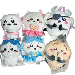 186001 現状品  ちいかわ　ハチワレ　うさぎ　モモンガ ぬいぐるみ 6点まとめ売り