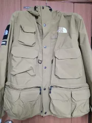 M シュプリーム THE NORTH FACE ザ・ノース・フェイス カーゴジャケット GOLD ゴールド ベージュ