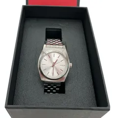 186000  ★美品★　現状品 NIXON ニクソン Small Time Teller A399-1920-00  シルバーのサムネイル