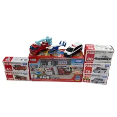 186001 消防署付き☆　現状品 Takara Tomy タカラトミー  トミカ パトカー　救急車　消防車　まとめ売り★
